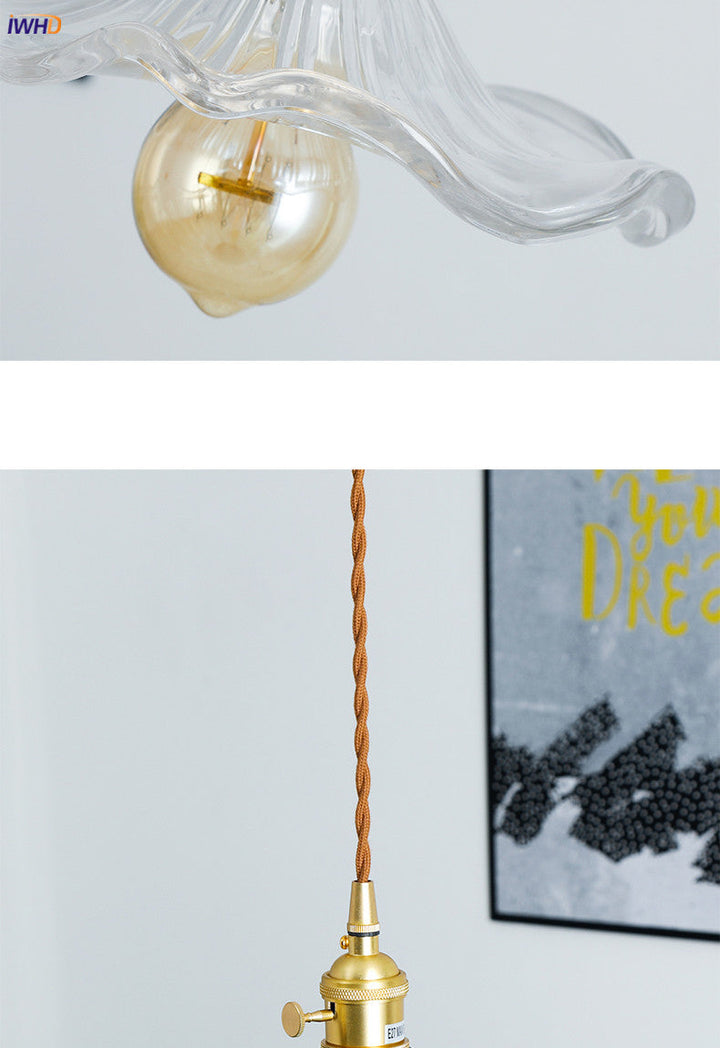 Deckenlampe | LED Energiesparend Stimmungsvoll Vielseitig Glas Kupfer Stilvoll-Luzern Mode