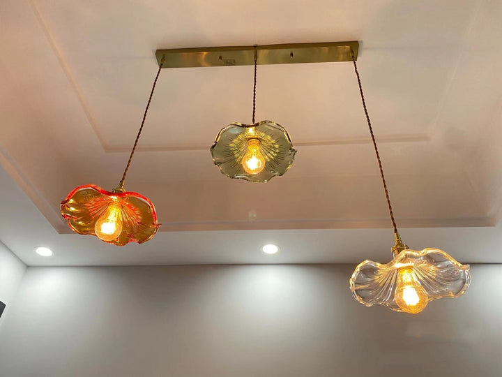 Deckenlampe | LED Energiesparend Stimmungsvoll Vielseitig Glas Kupfer Stilvoll-Luzern Mode