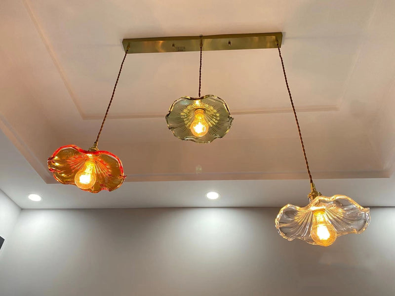 Deckenlampe | LED Energiesparend Stimmungsvoll Vielseitig Glas Kupfer Stilvoll-Luzern Mode