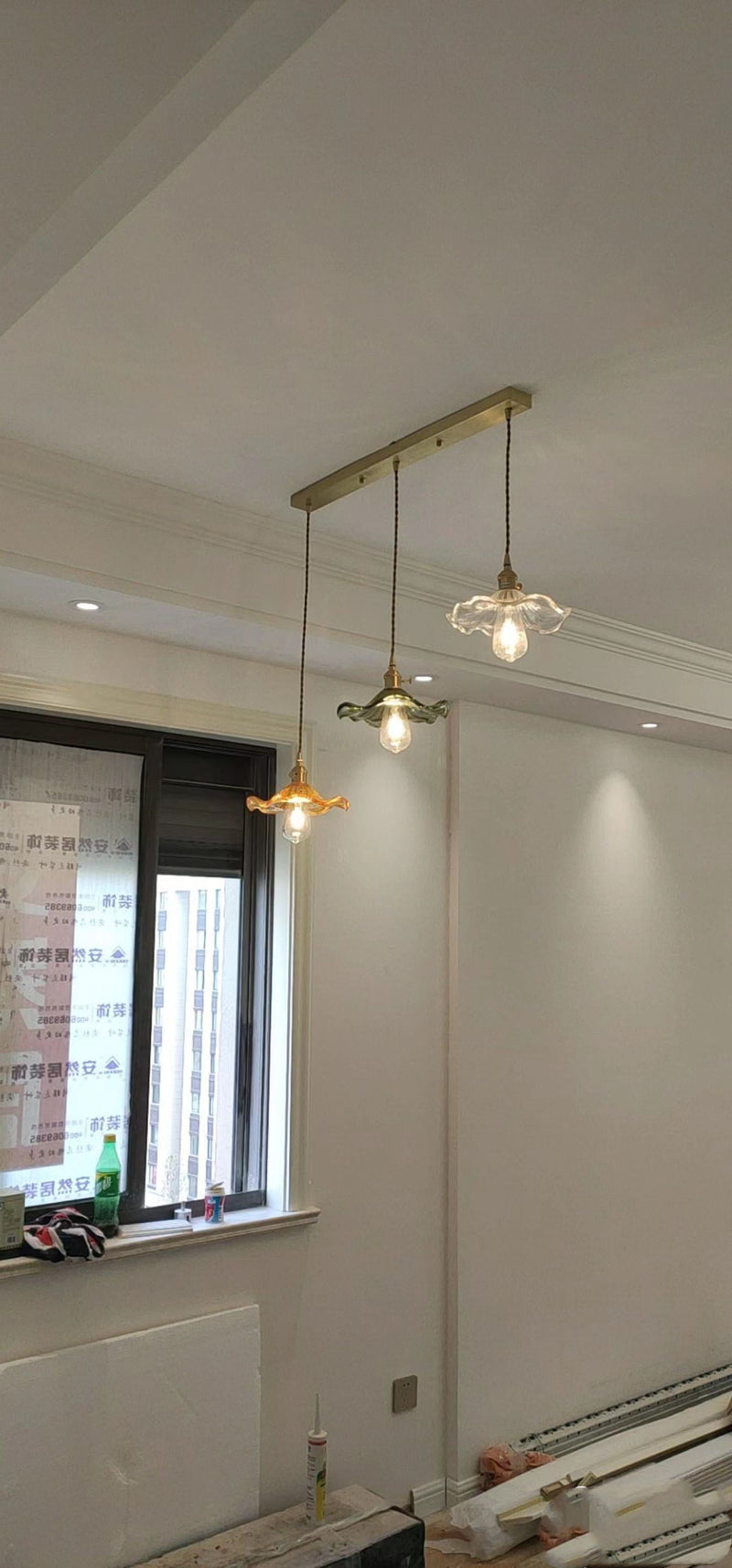 Deckenlampe | LED Energiesparend Stimmungsvoll Vielseitig Glas Kupfer Stilvoll-Luzern Mode