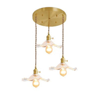 Deckenlampe | LED Energiesparend Stimmungsvoll Vielseitig Glas Kupfer Stilvoll-Glas4-Luzern Mode