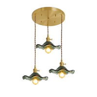 Deckenlampe | LED Energiesparend Stimmungsvoll Vielseitig Glas Kupfer Stilvoll-Glas6-Luzern Mode