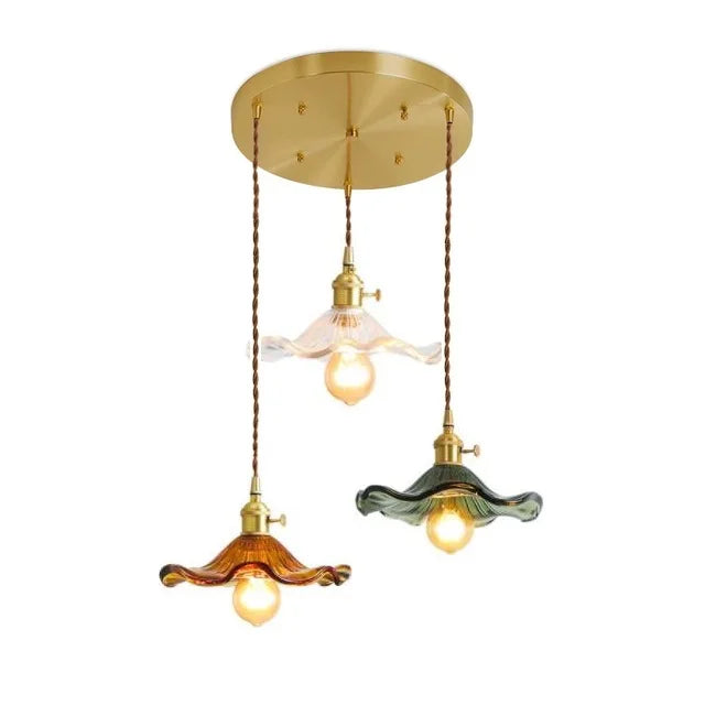Deckenlampe | LED Energiesparend Stimmungsvoll Vielseitig Glas Kupfer Stilvoll-Glas7-Luzern Mode