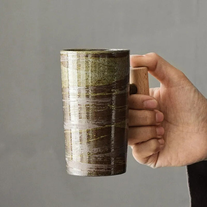 Latte-Tasse | Keramisch Stilvoll Nachhaltig Vielseitig 220ML Praktisch-Luzern Mode