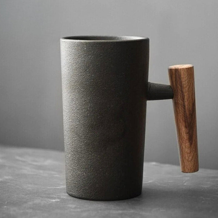 Latte-Tasse | Keramisch Stilvoll Nachhaltig Vielseitig 220ML Praktisch-Onyx-Einzelne Tasse-Luzern Mode