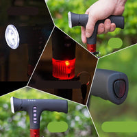 Nordic-Walking-Stöcke | LED | Verstellbar | Leicht | Langlebig | Ergonomisch-Luzern Mode