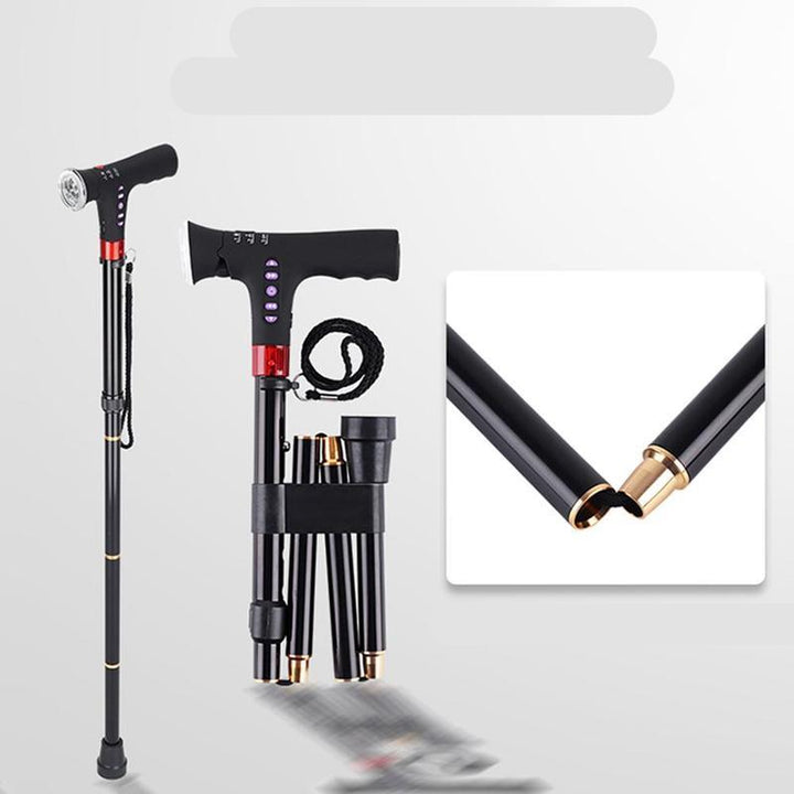 Nordic-Walking-Stöcke | LED | Verstellbar | Leicht | Langlebig | Ergonomisch-Luzern Mode