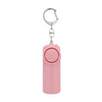 Notfallalarm Schlüsselanhänger | Laut | Hell | Wiederaufladbar | Kompakt | USB-C-Rosa-Luzern Mode