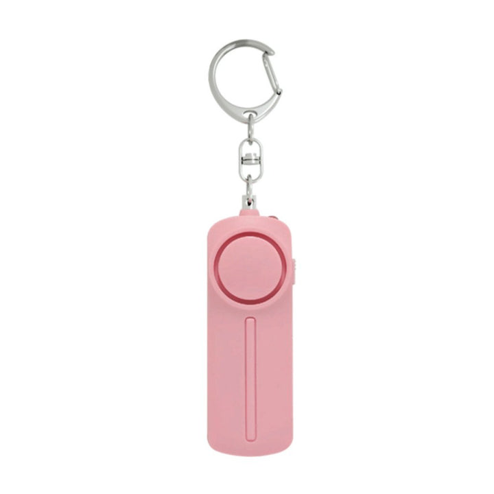 Notfallalarm Schlüsselanhänger | Laut | Hell | Wiederaufladbar | Kompakt | USB-C-Rosa-Luzern Mode