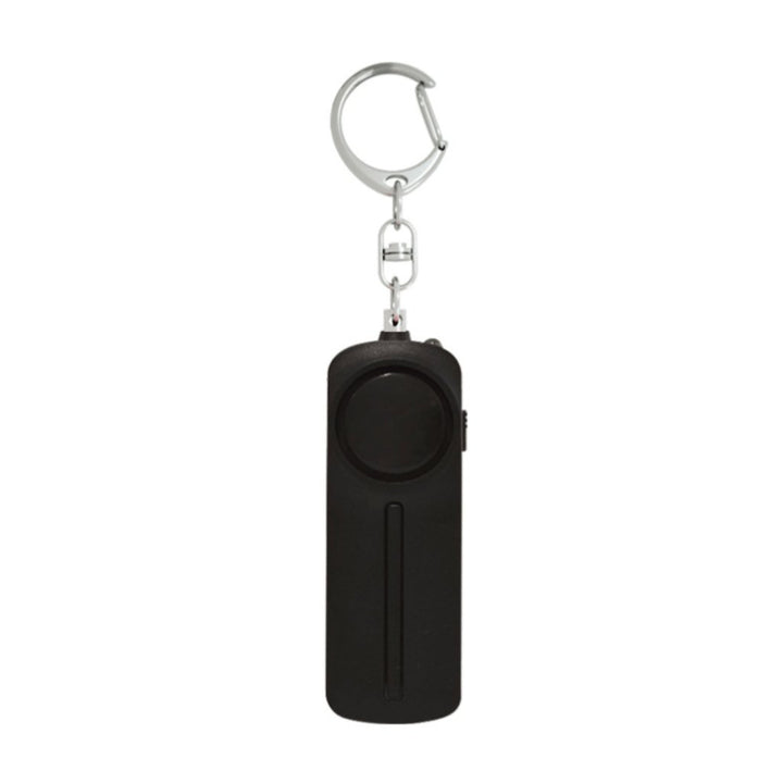 Notfallalarm Schlüsselanhänger | Laut | Hell | Wiederaufladbar | Kompakt | USB-C-Schwarz-Luzern Mode
