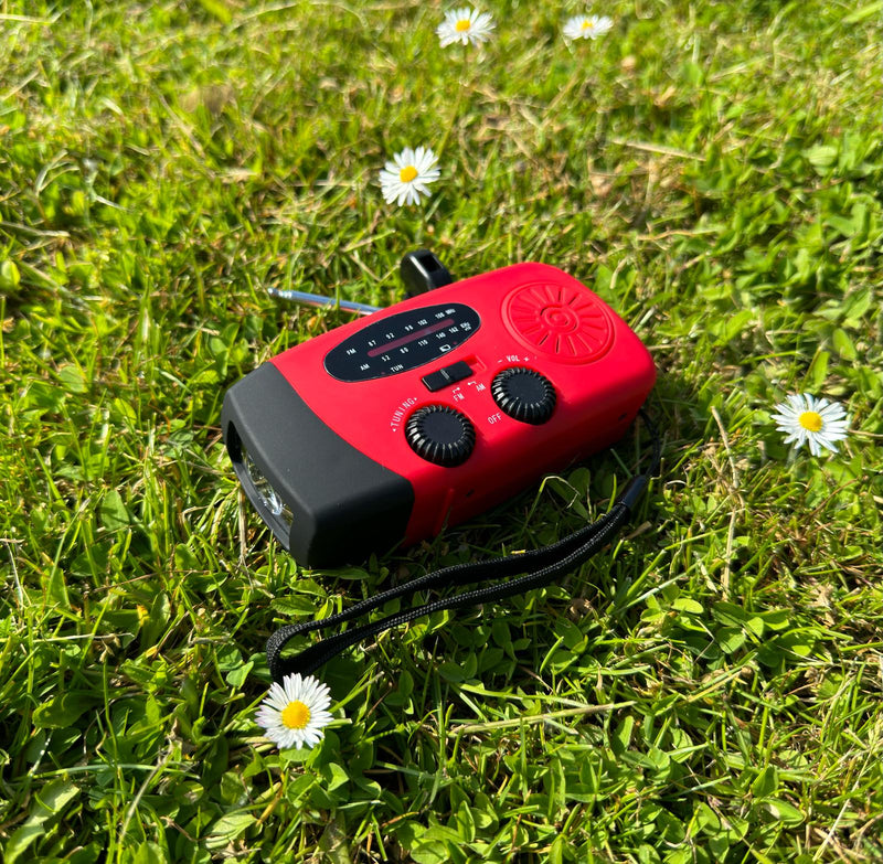 Notfallradio | Vielseitig Powerbank Taschenlampe USB-C Wetterstation Langlebig-Luzern Mode