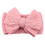 Baby Stirnband mit Schleife - Weiches Kopfband für Mädchen-Rosa-2-Luzern Mode
