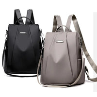 Leichtgewicht Wasserabweisender Nylon-Rucksack für Damen – Mehrere Tragemöglichkeiten