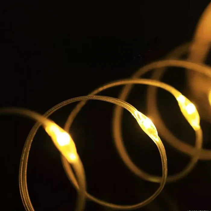 LED-Lichterkette | USB-Aufladbar Stilvoll Stimmungsvolll Vielseitig Energiesparend-Luzern Mode