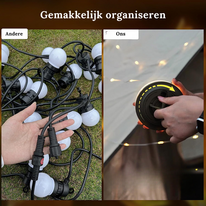 LED-Lichterkette | USB-Aufladbar Stilvoll Stimmungsvolll Vielseitig Energiesparend-Luzern Mode