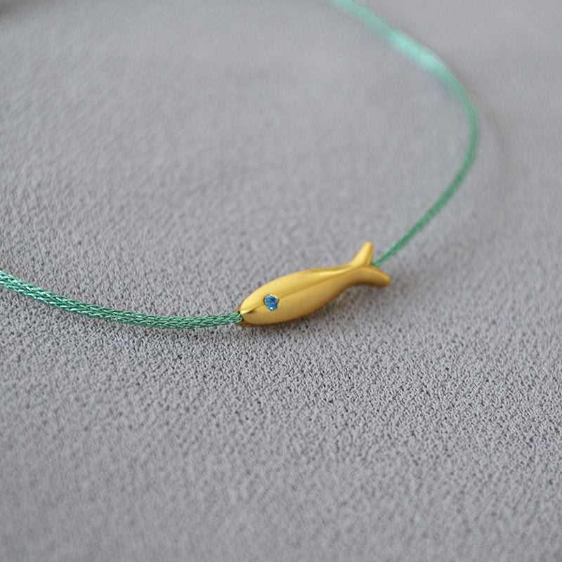 Goldfisch Armband | Langlebig Einzigartig Lässig Vielseitig Silber Leicht-Luzern Mode