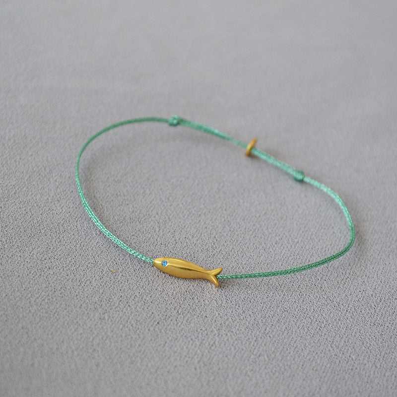 Goldfisch Armband | Langlebig Einzigartig Lässig Vielseitig Silber Leicht-Luzern Mode