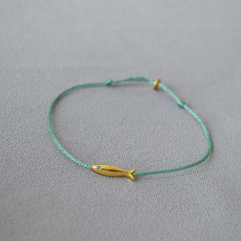 Goldfisch Armband | Langlebig Einzigartig Lässig Vielseitig Silber Leicht-Luzern Mode