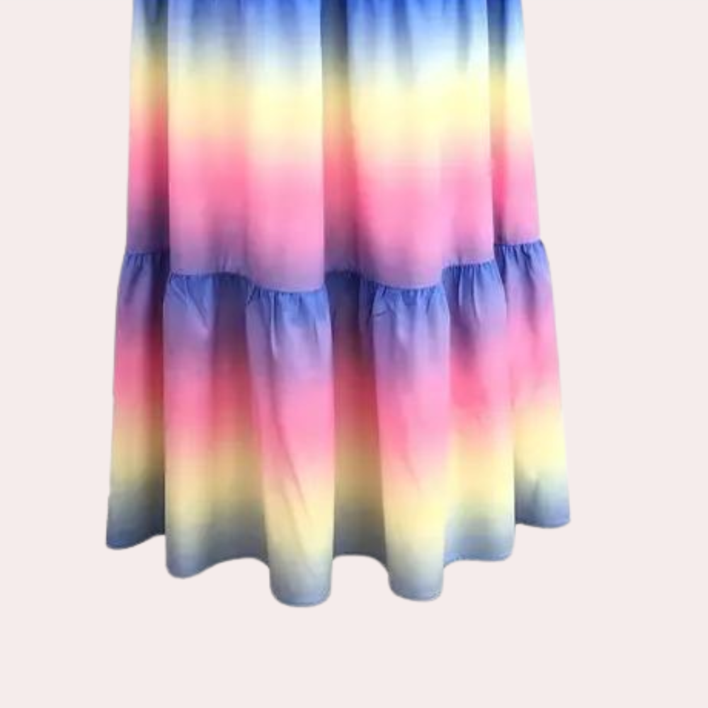 Off-Shoulder Geschichtete Sommerkleid – Noémie