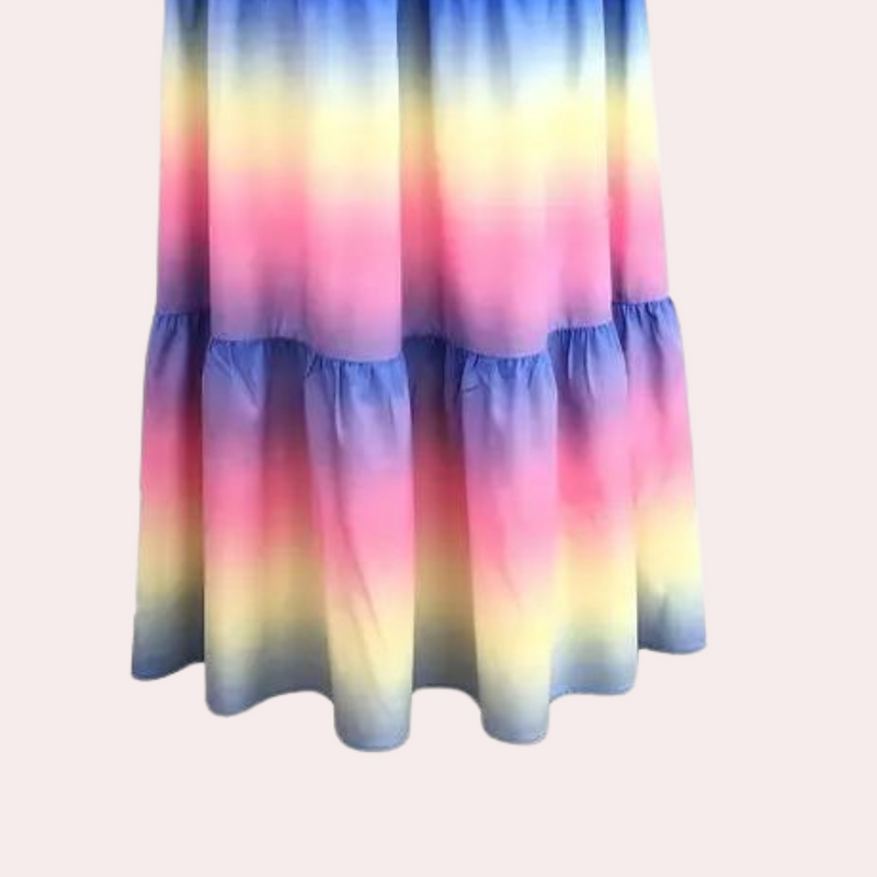 Off-Shoulder Geschichtete Sommerkleid – Noémie