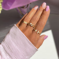 Verstellbarer Ring | Offen One Size Stilvoll 925 Silber Vergoldet Einzigartig-Luzern Mode