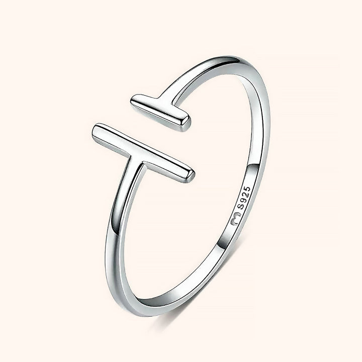 Verstellbarer Ring | Offen One Size Stilvoll 925 Silber Vergoldet Einzigartig-Silber-Luzern Mode