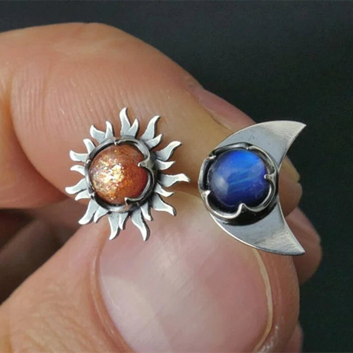 Ohrringe für Damen | Sonne und Mond | Symbolisch | Stilvoll | Geschenkidee-Luzern Mode