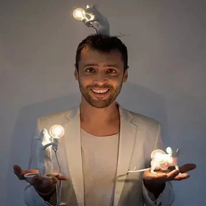Mäuselampe | Originell Stilvoll Verspielt Vielseitig Stimmungsvolles Licht Langlebig-Luzern Mode