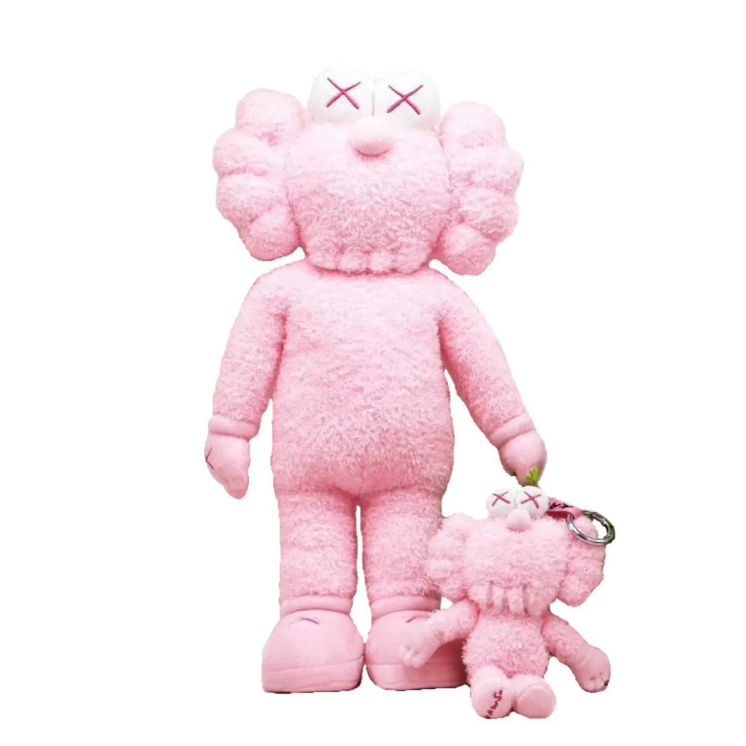 Origineller Kunst-Knuddel | Einzigartig, Limitierte Edition, Weich, Langlebig, Einfarbig-Rosa-40cm-Luzern Mode