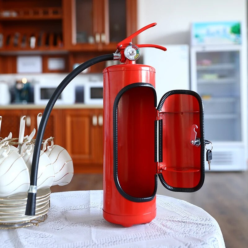 Flaschenhalter | Feuerlöscher Stilvoll Einzigartig Geschenk Humor Kreativ-Luzern Mode