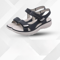 Damen Sandalen | Ballenzehenkorrektur | Orthopädisch | Offenes Design-Schwarz-35-Luzern Mode