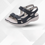 Damen Sandalen | Ballenzehenkorrektur | Orthopädisch | Offenes Design-Schwarz-35-Luzern Mode