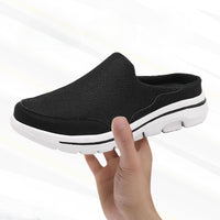 Heren Barfuß-Komfortschuhe | Orthopädisch | Slip-On | Schmerzlinderung-Schwarz-39-Luzern Mode