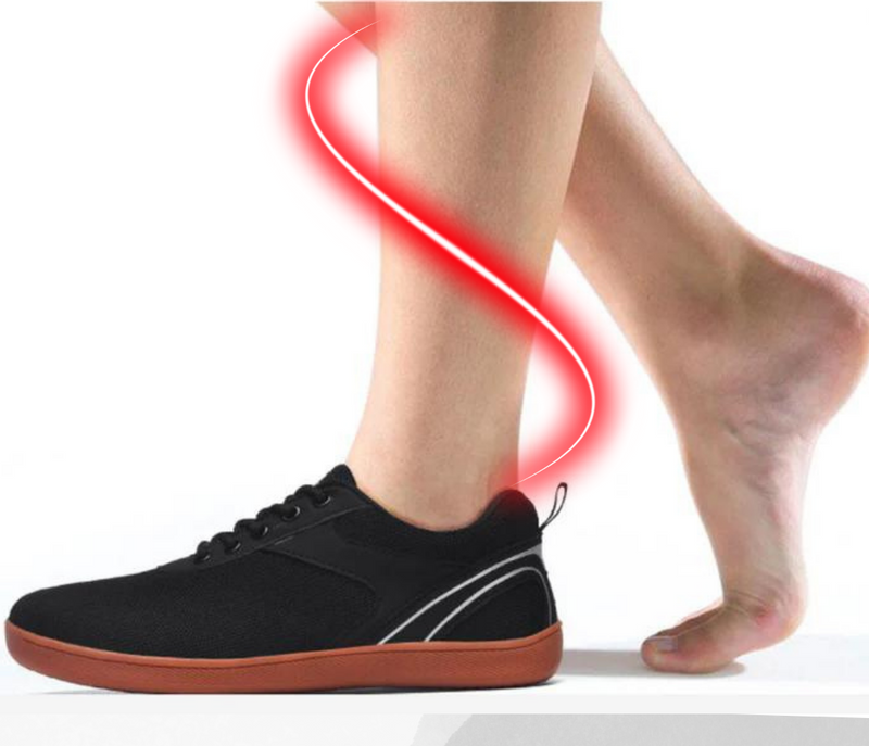 Barfuß Sneaker | Orthopädisch | Unisex | Rutschfest | Schnürverschluss-Luzern Mode