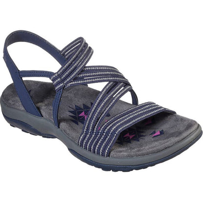 Damen Sandalen | Riemchen | Orthopädisch | Verstellbar | Offenes Design-Blau-36-Luzern Mode
