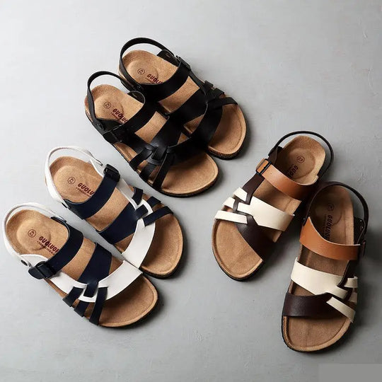 Lernende Damen Sandalen | Verstellbar | Riemchen | Offenes Design | Nachhaltig-Luzern Mode