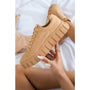 Damen Sneakers | Orthopädisch | Plateau-Sohle | Slipper | Antirutsch-Sohle-Khaki-36-Luzern Mode