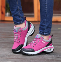 Damen Wanderschuhe | Niedrig | Orthopädisch | Rutschfest | Unterstützend-Luzern Mode