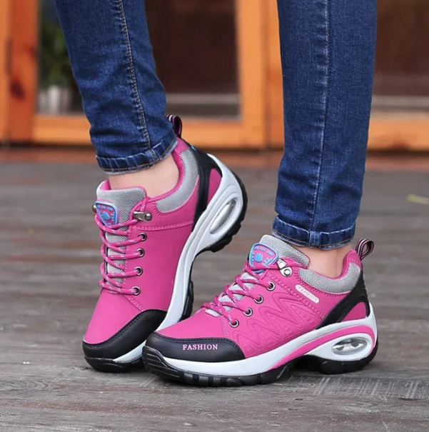 Damen Wanderschuhe | Niedrig | Orthopädisch | Rutschfest | Unterstützend-Luzern Mode