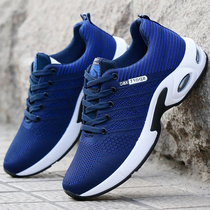 Herren Laufschuhe mit Dämpfung und Atmungsaktivität-Blau-39-Luzern Mode