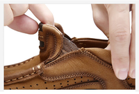 Herren Wanderschuhe | Orthopädisch | Leder | Einlegsohle | Rutschfest-Luzern Mode
