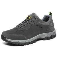 Herren Wanderschuhe | Orthopädisch | Niedrig | Sportlich | Schnürung-Grau-39-Luzern Mode