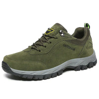 Herren Wanderschuhe | Orthopädisch | Niedrig | Sportlich | Schnürung-Grün-39-Luzern Mode