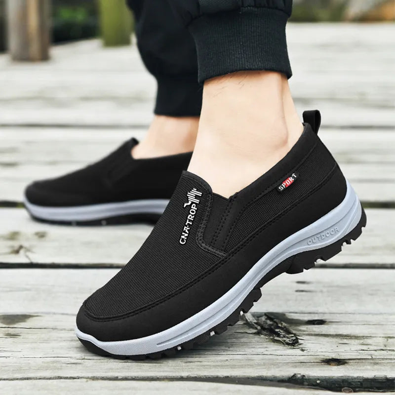 Herren Wanderschuhe | Orthopädisch | Einsteigen | Einfarbig | Rutschfest-Luzern Mode