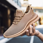 Herren Laufschuhe Atmungsaktiv Leicht Sport Sneaker-39-Braun-Luzern Mode
