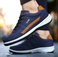 Herren Sneakers | Orthopädisch | Niedrig | Schnürung | Wasserdicht-Luzern Mode