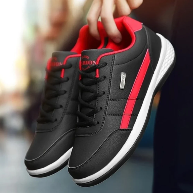 Herren Sneakers | Orthopädisch | Niedrig | Schnürung | Wasserdicht-Luzern Mode