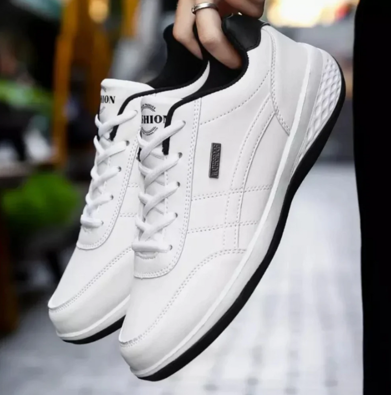 Herren Sneakers | Orthopädisch | Niedrig | Schnürung | Wasserdicht-Luzern Mode