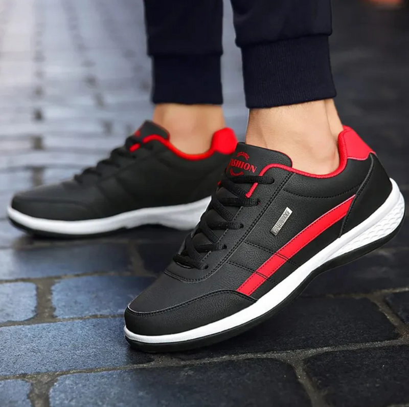 Herren Sneakers | Orthopädisch | Niedrig | Schnürung | Wasserdicht-Luzern Mode