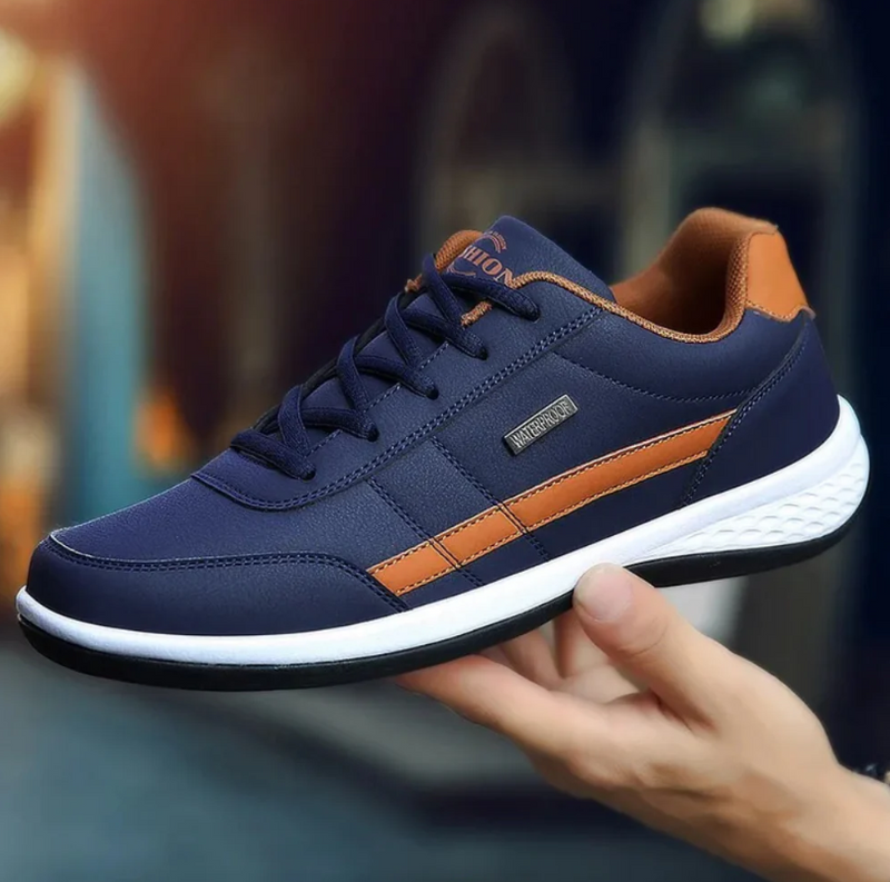 Herren Sneakers | Orthopädisch | Niedrig | Schnürung | Wasserdicht-Luzern Mode